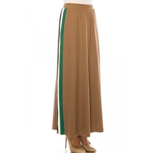 Yal New York Camel Maxi Knit Skirt